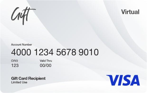 visa gift card silver